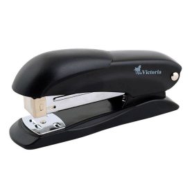   Tűzőgép, 24/6, 25 lap, VICTORIA "Half-Strip", fekete