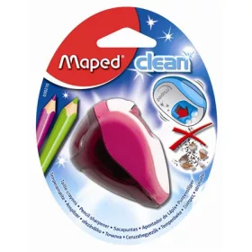   Hegyező, kétlyukú, tartályos, MAPED "Clean", vegyes színek