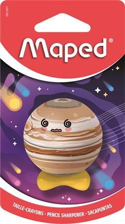 Hegyező, egylyukú, tartályos, MAPED „Planet”, bolygók, vegyes minták