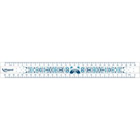   Vonalzó, műanyag, törhetetlen, 30 cm, MAPED "Study Unbreakable Fancy", vegyes színek