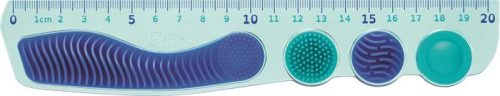 Vonalzó, műanyag, 20 cm, MAPED  "Kidy Learn Concentration"