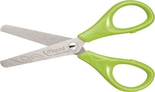 Olló display, iskolai, 13 cm, MAPED "Essentials Pulse", vegyes színek