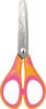 Olló, display, iskolai, 13 cm, MAPED "Soft Neon", vegyes színek