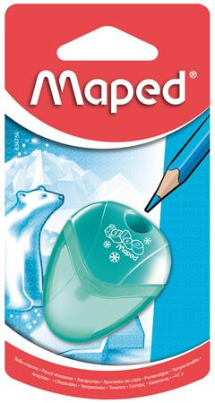 Hegyező, egylyukú, tartályos, MAPED "I-Gloo", vegyes színek