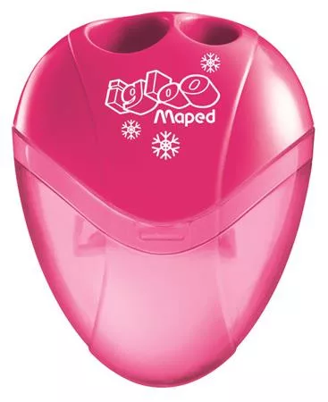 Hegyező, kétlyukú, tartályos, MAPED "I-Gloo", vegyes színek