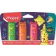 Szövegkiemelő készlet, 1-5 mm, MAPED "Pixel Party Mini", 4 különböző szín
