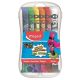 Tempera készlet, 12 darabos, műanyag dobozban, MAPED