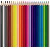 Akvarell ceruza készlet, háromszögletű, ecsettel, MAPED "Color Peps", 24 különböző szín