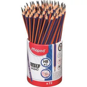   Grafitceruza, ceruzatartó, HB, háromszögletű, MAPED "Black'Peps Navy"