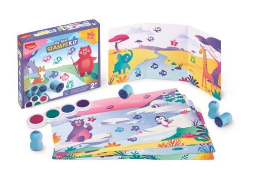 Nyomdázó készlet, állatok, MAPED CREATIV "Early Age My First Stamps Kit"