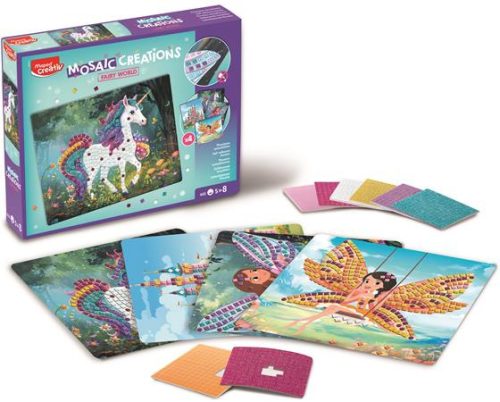 Mozaikos képkészítő, tündérvilág, MAPED CREATIV "Mosaic Creations"