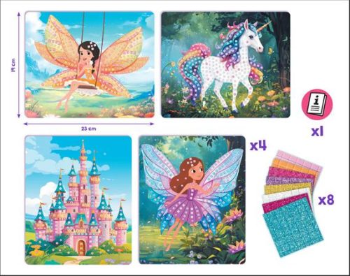 Mozaikos képkészítő, tündérvilág, MAPED CREATIV "Mosaic Creations"