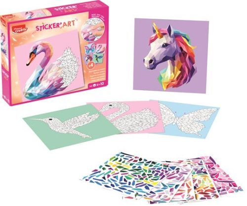 Kreatív matricás készlet, különleges állatok, MAPED CREATIV "Sticker' Art"