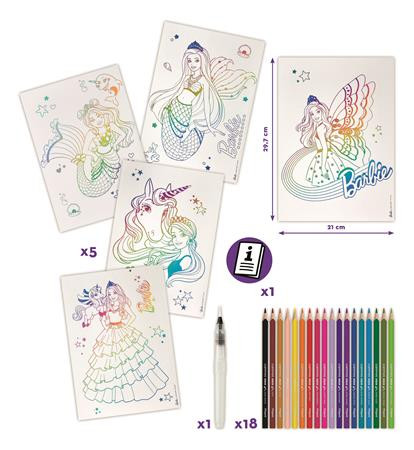 Akvarell festőkészlet, MAPED CREATIV "Aqua Art - Barbie"