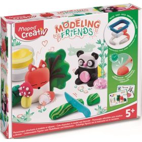   Modellező gyurma készlet, levegőre száradó, MAPED CREATIV, "Modeling Friends Cute", cukiság