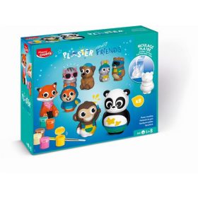   Gipszkiöntő készlet formákkal és festékkel, MAPED CREATIV "Plaster Friends"