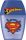 Hegyező, egylyukú, tartályos, MAPED "Superman Shaker"