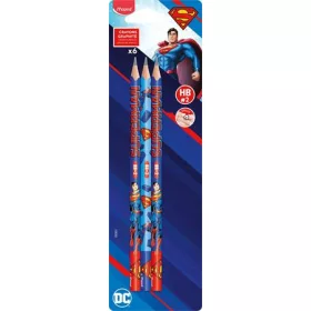   Grafitceruza, HB, háromszögletű, MAPED "Superman", 6 db