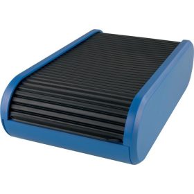   Névjegytartó, 300 db-os, rolós, fekvő, HELIT "Linear", kék