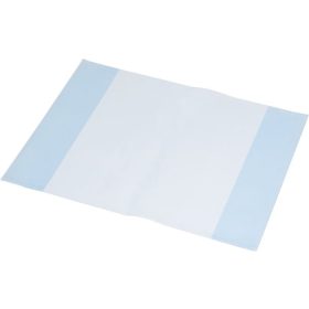   Füzet- és könyvborító, A4, PP, 80 mikron, narancsos felület, PANTA PLAST, kék