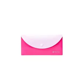   Irattartó tasak, DL, PP, patentos, két zsebes, PANTA PLAST, neon pink