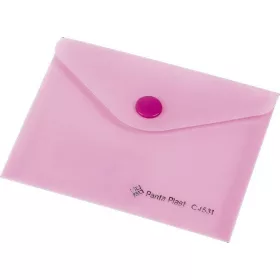   Irattartó tasak, A7, PP, patentos, 160 mikron, PANTA PLAST, pasztell rózsaszín