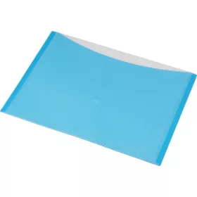   Irattartó tasak, A4, PP, patentos, két zsebes, 200 mikron, PANTA PLAST, pasztellkék