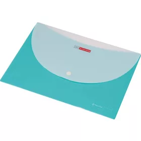   Irattartó tasak, A4, PP, patentos, két zsebes, 200 mikron, PANTA PLAST, pasztellzöld