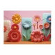 Irattartó tasak, A4 PP, patentos, 180 mikron, PANTA PLAST "Modern Flowers"