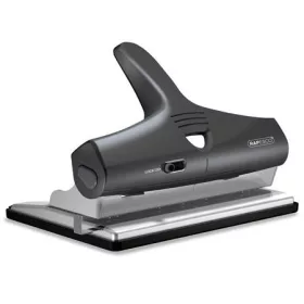   Lyukasztó, állítható lyukszámú, 32 lap, RAPESCO "Heavy Duty", fekete-szürke