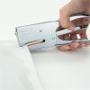 Tűzőgép, kézi, 24/8, 45 lap, fém, RAPESCO "Porpoise ONE", ezüst