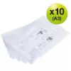 Irattartó tasak, A3, PP, patentos, RAPESCO "Eco", áttetsző