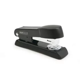   Tűzőgép, 24/6, 26/6, 20 lap, fém, RAPESCO "Minno Half-Strip", fekete