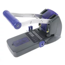   Lyukasztó, nagyteljesítményű, kétlyukú, 150 lap, könnyített lyukasztás, RAPESCO "ECO P2200", szürke