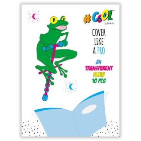   Öntapadó füzet- és könyvborító, A4, COOL BY VICTORIA, víztiszta