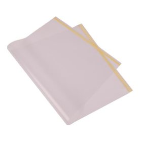 Könyvborító, víztiszta, öntapadó csíkkal, 45x25 cm