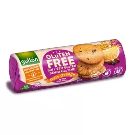 Keksz, 180 g, GULLÓN, gluténmentes, zabbal és naranccsal