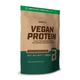   Táplálékkiegészítő, 500g, vegán, BIOTECH USA, csokoládé-fahéj