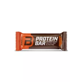   Fehérjeszelet, gluténmentes, 70g, BIOTECH USA, sós karamell