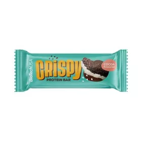   Fehérjeszelet, gluténmentes, 40g, BIOTECH USA, "Crispy" kakaó