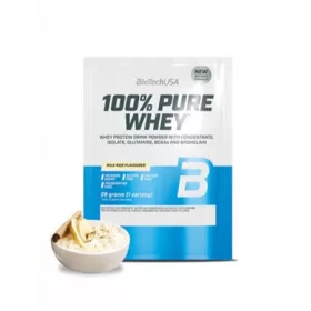   Tejsavó fehérjepor, 28g, BIOTECH USA "100% Pure Whey", tejberizs