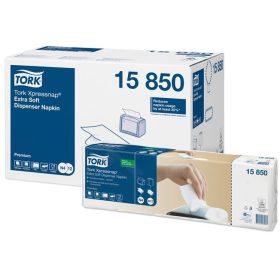   Szalvéta, adagolós, 2 rétegű, 21,3x16,5 cm, N4 rendszer, Premium, TORK "Xpressnap® Extra Soft", fehér