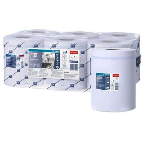   Törlőpapír, tekercses, 18,5 cm átmérő, M4 rendszer, 1 rétegű, Advanced, TORK " Reflex™", kék