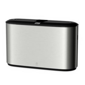   Kéztörlő adagoló, pultra tehető, H2 rendszer, Image Line, TORK "Xpress® Multifold", rozsdamentes