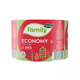   Toalettpapír, 2 rétegű, 36 tekercses, TENTO "Family Economy", natúr