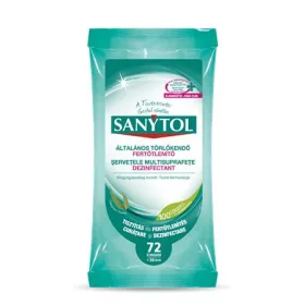  Fertőtlenítő tisztítókendő, 36 db maxi/72 db standard, SANYTOL