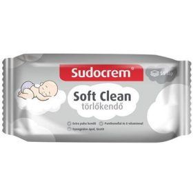 Törlőkendő, 55 lap, SUDOCREM "Soft Clean"