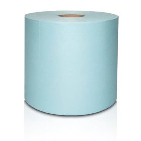   Törlőkendő, szöszmentes, tekercses, 1 rétegű, 200 lap, türkizkék