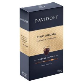   Kávé, pörkölt, őrölt, 250 g, DAVIDOFF "Fine Aroma"