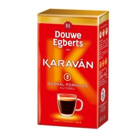   Kávé, pörkölt ,őrölt, vákuumos csomagolásban, 225 g, DOUWE EGBERTS "Karaván" normál pörkölés